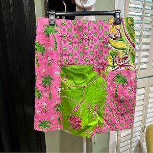 Vanity Collection Tropical Preppy Skirt Size 10